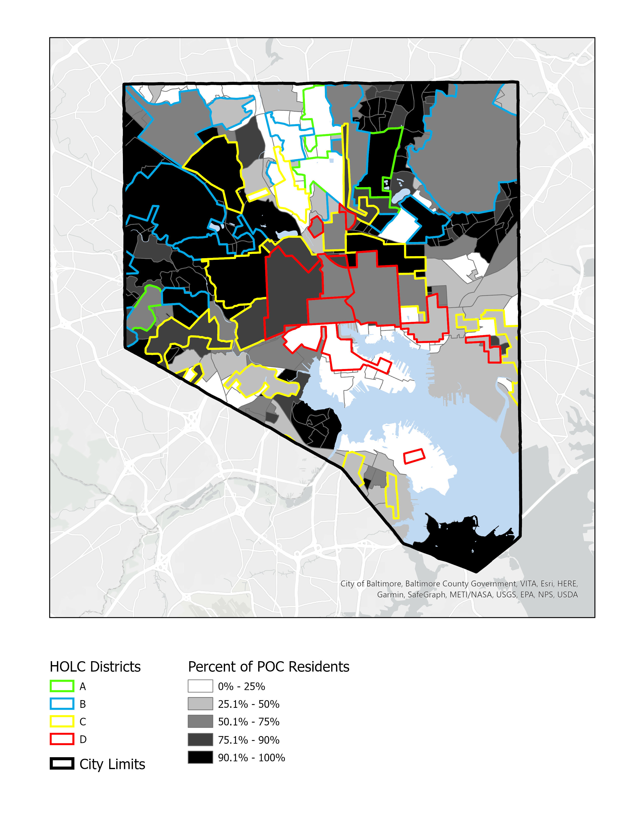 The Persistent Effects Of Redlining In Baltimore